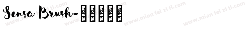 Sensa Brush字体转换